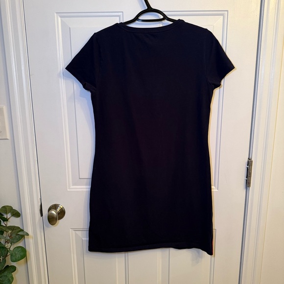 Tommy Hilfiger Black Mini Dress with Red and White Accents - Picture 4 of 7